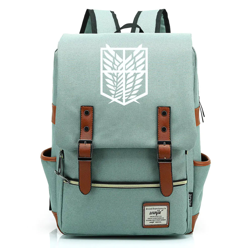 Attack on Titan Anime Backpack for Students, Unisex
