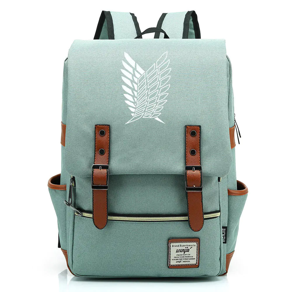 Attack on Titan Anime Backpack for Students, Unisex
