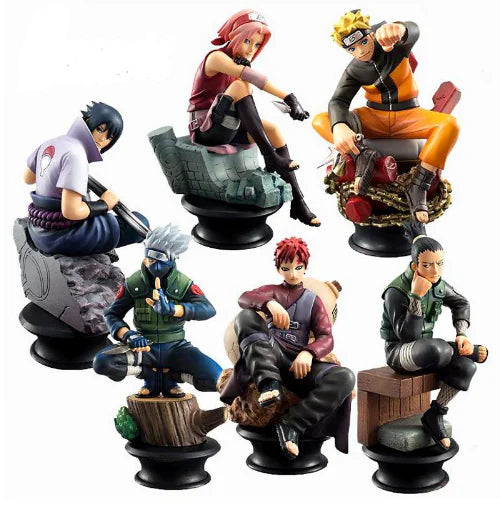 Naruto 6-Piece Anime Figurine Set